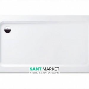 Душовий піддон сталевий емальований прямокутний Kaldewei SUPERPLAN XXL 180х100х5.1 білий 434548040001