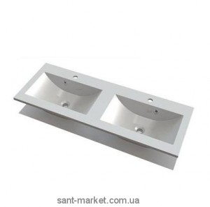 Раковина для ванної підвісна подвійна Marmite колекція Yrsa біла 12129124203