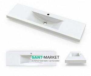 Раковина для ванної підвісна умивальник-стільниця Marmite колекція Selina біла 01055121103