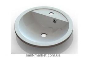 Раковина для ванної вбудована Marmite колекція Rio біла 01091041103