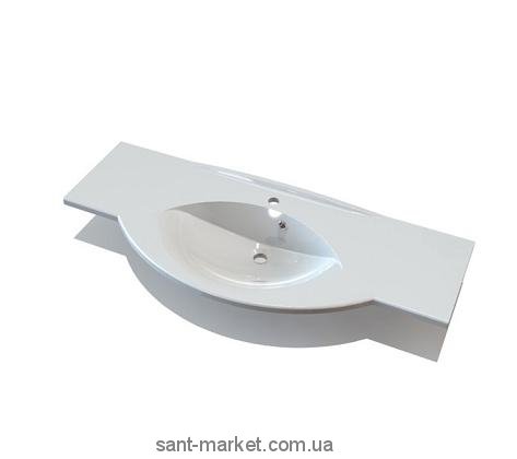 Раковина для ванної підвісна умивальник-стільниця Marmite колекція Velvet біла 12174121103