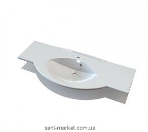 Раковина для ванної підвісна умивальник-стільниця Marmite колекція Velvet біла 12174121103