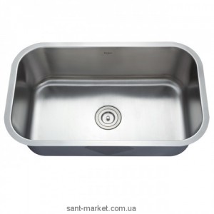 Мийка для кухні прямокутна Kraus під стільницю нержавіюча сталь хром KBU-14