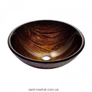 Раковина для ванной накладная Kraus коричневая GV-394-19mm
