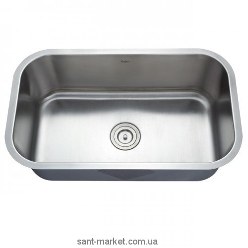Мийка для кухні прямокутна Kraus під стільницю нержавіюча сталь хром KBU-14