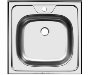 Мойка для кухни квадратная Ukinox Standart накладная  нержавеющая сталь  хром STM 500 500 _\GT 5C