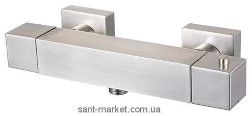 Смеситель для душа настенный двухвентильный с термостатом Haceka коллекция Mezzo матовыйй 403160