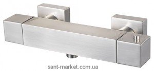 Смеситель для душа настенный двухвентильный с термостатом Haceka коллекция Mezzo матовыйй 403160