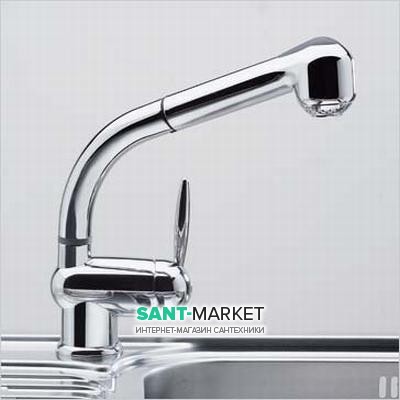 Змішувач для кухні з висувною лійкою Ukinox Classic змішувач 41146 СR