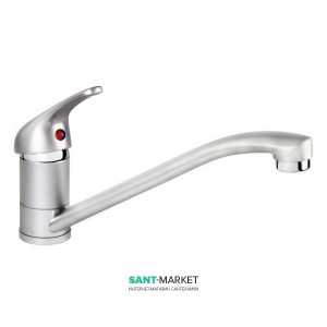 Смеситель для кухни Ukinox однорычажный матовый хром 41109S STCR