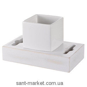 Haceka Стакан для щіток Whitewash 402204