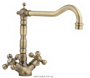 Змішувач для кухні Ukinox змішувач ретростиль UM2201-BR