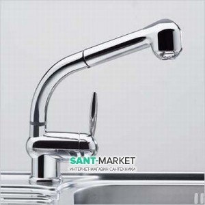 Змішувач для кухні з висувною лійкою Ukinox Classic змішувач 41146 СR