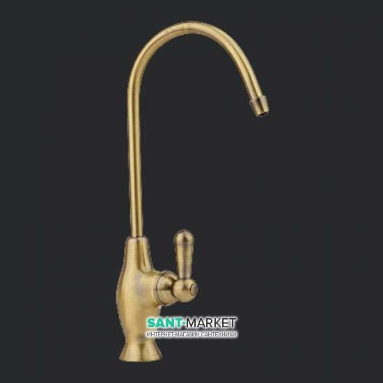 Змішувач для кухні Ukinox змішувач ретростиль бронза A06-01 GB BRONZE