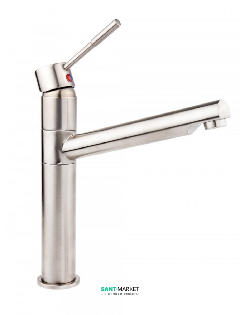 Смеситель для кухни Ukinox однорычажный нержавеющая сталь 7003 SS