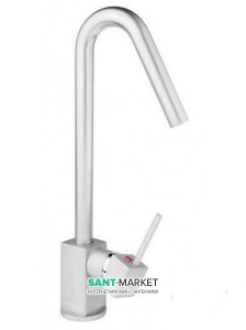 Смеситель для кухни Ukinox однорычажный матовый хром 7010 STCR