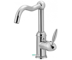 Змішувач для кухні Ukinox змішувач ретростиль матовий хром 7781 STCR