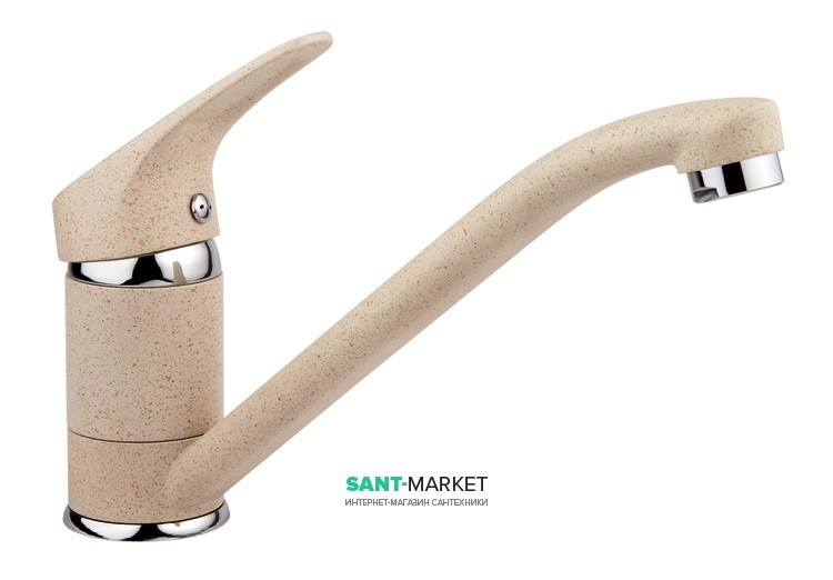 Змішувач для кухні Ukinox змішувач бежевий граніт 7782 AV