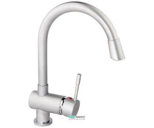 Змішувач для кухні Ukinox змішувач матовий хром 7007 STCR