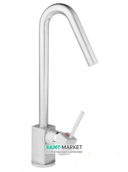 Смеситель для кухни Ukinox однорычажный матовый хром 7010 STCR