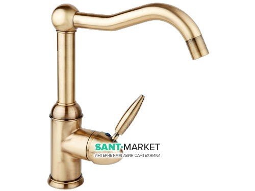 Змішувач для кухні Ukinox змішувач ретростиль бронза 7781 G.B