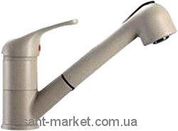 Змішувач для кухні з висувною лійкою Ukinox змішувач бежевий 7784 SB