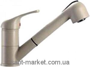 Змішувач для кухні з висувною лійкою Ukinox змішувач бежевий 7784 SB