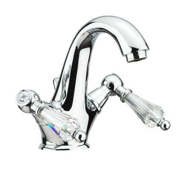 Змішувач для раковини з донним клапаном з Сваровскі Fiore Gioielli хром 08062301 Chrome