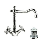  Смеситель для кухни Fiore Margot Venere-Sky двухвентильный ретростиль 12062501 Old Bronze