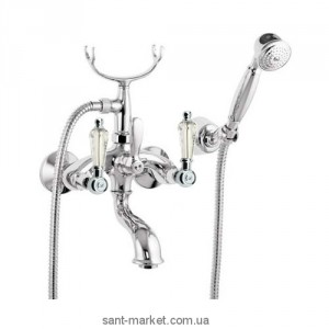 Смеситель двухвентильный со Сваровски с душем Fiore коллекция Margot Gioielli хром 08061000 Chrome