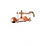 Смеситель двухвентильный со Сваровски Fiore Margot Coloniale-Sky бронза 03064300 Old Bronze