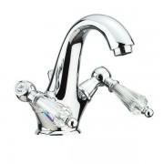 Змішувач для раковини з донним клапаном з Сваровскі Fiore Gioielli хром 08062301 Chrome