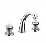 Змішувач для раковини з донним клапаном з Сваровскі Fiore Margot Venere-Sky хром 12062800 Chrome
