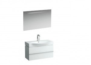 Laufen тумба 4012520754631 + умивальник 8127020001041 + дзеркало 4472519961441