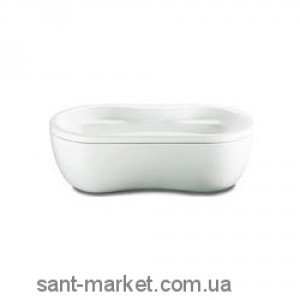 Ванна стальная отдельностоящая Kaldewei Mega Duo Oval 180х90 белая mod 184-1 223800013001