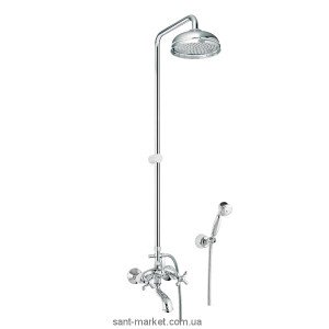 Fiore Margot Coloniale-Sky Душевая колонна с ручным и верхним душем 03061490 Old Bronze