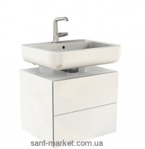 Тумба под раковину Kolo Domino Premium подвесная 60х47.7х50 белый глянец 89365000