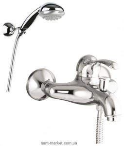 Смеситель однорычажный для ванны с душем Fiore коллекция Jafar хром 47CR5100 Chrome