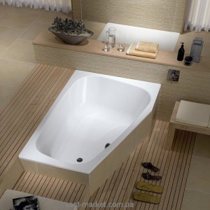 Ванна стальная встраиваемая Kaldewei Plaza Duo асимметричная 180x120 left 237200010001