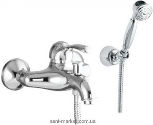 Смеситель однорычажный для ванны с душем Fiore коллекция Jafar бронза 47CR5103 Old Bronze