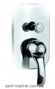 Смеситель однорычажный скрытый (встраиваемый) Fiore коллекция Jafar золото 47CR5134 Gold