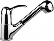 Смеситель для кухни с выдвижной лейкой Fiore Jafar однорычажный ретростиль 47CR4010 Chrome