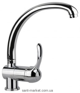 Смеситель для кухни Fiore Jafar однорычажный ретростиль 47CR5462 Chrome