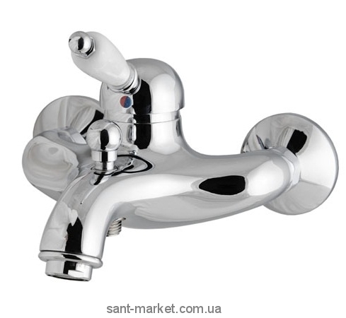 Смеситель однорычажный для ванны с коротким изливом Fiore Jafar Imperial хром 83CR5101 Chrome