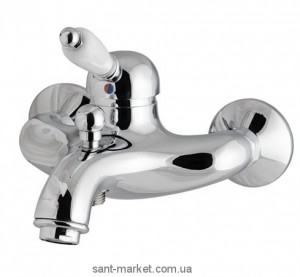 Смеситель однорычажный для ванны с коротким изливом Fiore Jafar Imperial хром 83CR5101 Chrome