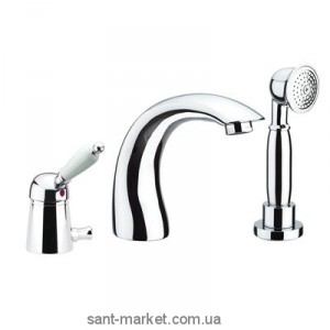 Смеситель однорычажный на борт ванны с душем Fiore коллекция Imperial хром 83CR5105 Chrome