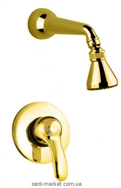 Смеситель для душа Fiore Jafar Sky с душевым набором с камнями Сваровскии бронза 84CR5131 Old Bronze