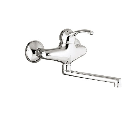Смеситель однорычажный для ванны с длинным изливом Fiore коллекция Jafar хром 47CR5420 Chrome