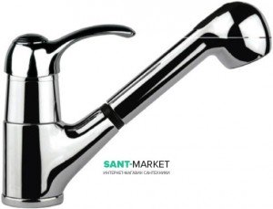 Змішувач для кухні з висувною лійкою Fiore Jafar змішувач ретростиль 47CR4010 Gold