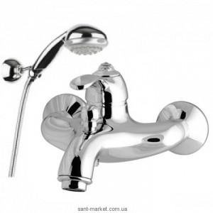 Смеситель однорычажный для ванны с душем со Сваровски Fiore коллекция Jafar Sky хром 84CR5100 Chrome
